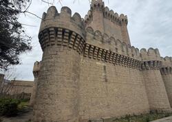 Böyük Mərdəkan qəsrinin bəzi hissələrində çökmə baş verib - <span class="color_red">FOTO</span>