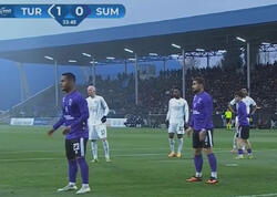 Dünənki oyunda maraqlı ANLAR - Arenanı kabab tüstüsü bürüdü - <span class="color_red">VİDEO</span>