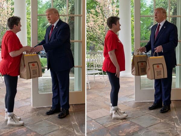 Trampın qapısına gedən kuryer şoka düşdü: Maraqlı dialoq