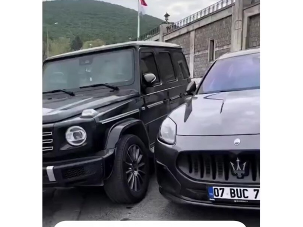 Universitetin dayanacağında tələbələrin ultra lüks AVTOMOBİLLƏRİ - <span class="color_red">VİDEO</span>