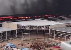 BYD-nin zavodunda güclü YANĞIN - <span class="color_red">VİDEO</span>