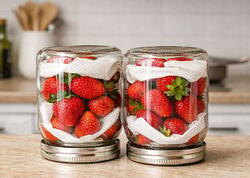 Çiyələyi şüşə bankada saxlamağın qaydası