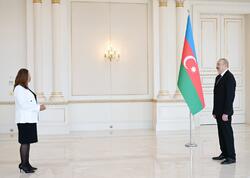 Prezident İlham Əliyev Kolumbiyanın Azərbaycanda yeni təyin olunmuş səfirini qəbul edib - <span class="color_red">FOTO</span>