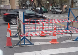 Paytaxtın mərkəzində yol çökdü - <span class="color_red">FOTO</span>