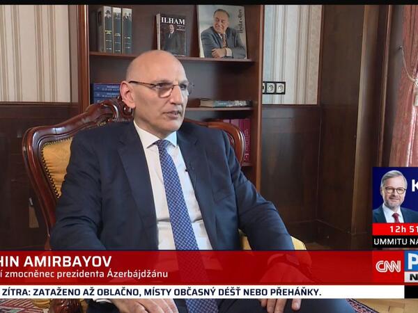 Elçin Əmirbəyov CNN Prima News-a müsahibə verdi - <span class="color_red">VİDEO</span>