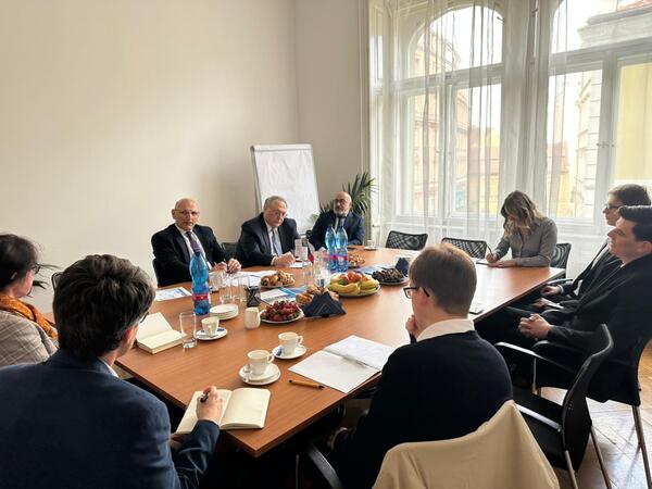 Elçin Əmirbəyov Çexiyada bir sıra yüksək səviyyəli görüşlər keçirib - <span class="color_red">FOTO</span>