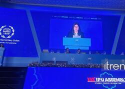 Sevil Mikayılova İstanbulda Qadın Parlamentarilər Bürosu və Forumunun iclasında çıxış edib - <span class="color_red">VİDEO - FOTO</span>