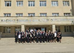 Emin Əmrullayev Xaçmazda tədris prosesi ilə tanış olub - <span class="color_red">FOTO</span>