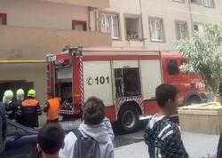 Xırdalanda yaşayış binasında YANĞIN - <span class="color_red">VİDEO</span>