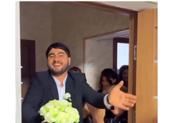 Bəy toyunda sevincindən "UÇDU" - <span class="color_red">VİDEO</span>