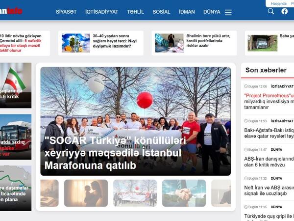 Azərbaycanda yeni onlayn media platforması fəaliyyətə başladı: Caspianinfo.az