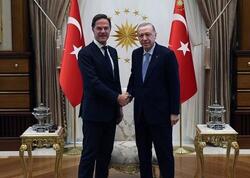 Ərdoğan Rutte ilə görüşdü