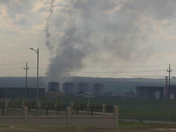 Ərbildə neft emalı zavodunda PARTLAYIŞ - <span class="color_red">VİDEO</span>