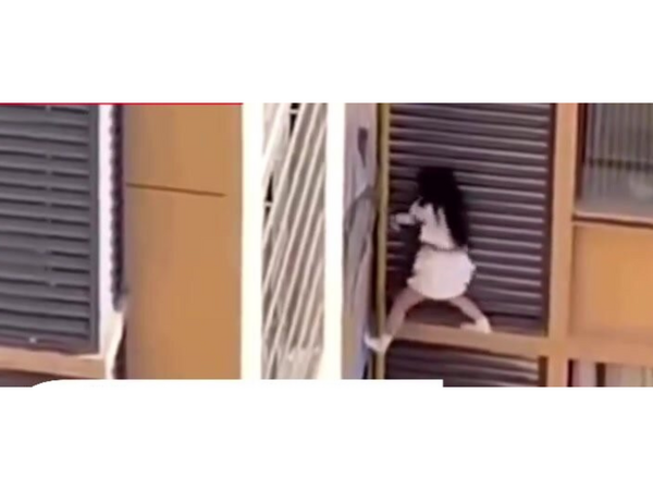 "Sevgilisinin arvadından gizlənmək istədi, 10-cu mərtəbədən ASILI QALDI - <span class="color_red">VİDEO</span>