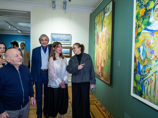 “Sənət yolunun izləri: Cahangir Rüstəmovun yaradıcılıq dünyası” sərgisinin açılışı - <span class="color_red">FOTO</span>