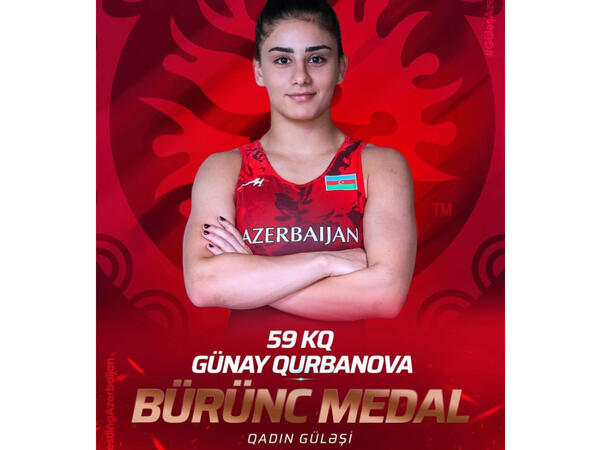 Günay Qurbanova Avropa üçüncüsü olub