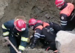 Azərbaycanda torpaq çökməsi - Ölən VAR