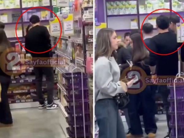 Alış-veriş mərkəzindəki məşhuru görənlər gözlərinə inanmadı