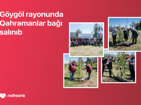 Göygöldə “Qəhrəmanlar bağı” aksiyası həyata keçirilib