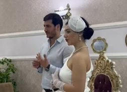 Xalq artistinin qızı evləndi -