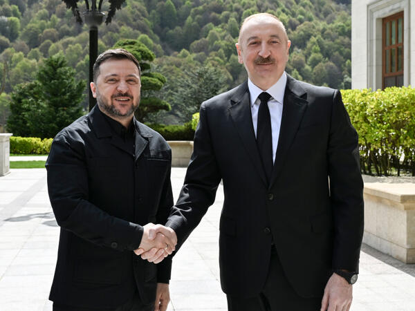 Volodimir Zelenski Azərbaycanda işgüzar səfərdədir - FOTO