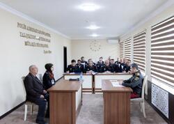 Daxili işlər naziri Göyçayda vətəndaş qəbulu və sıra baxışı keçirib