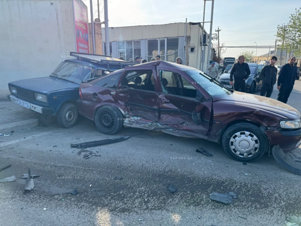 Gəncədə zəncirvari qəza - xəsarət alanlar var - <span class="color_red">FOTO</span>