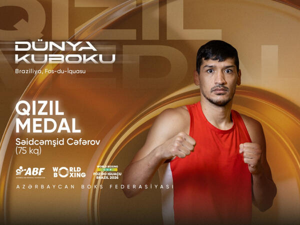 Azərbaycan boksçusu Dünya Kubokunda qızıl medal qazanıb