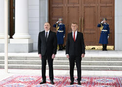 Qəbələdə Andrey Babişin rəsmi qarşılanma mərasimi olub - FOTO