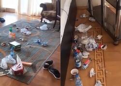 Ərəblər Bakıda evi zibilliyə döndərdi