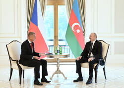 Qəbələdə Azərbaycan Prezidenti İlham Əliyevin Çexiyanın Baş naziri ilə təkbətək görüşü keçirilib - <span class="color_red">FOTO</span>