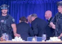 Tramp atəşə tutularkən qonaqlar görün nə hayda olublar