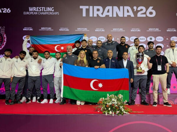 Sərbəst güləş üzrə Azərbaycan millisi 6-cı dəfə Avropa çempionu olub