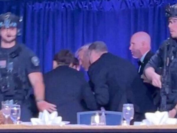 Tramp atəşə tutularkən qonaqlar görün nə hayda olublar