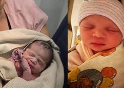 Təyyarədə körpə doğuldu - <span class="color_red">FOTO</span>