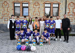 Leyla Əliyeva və Arzu Əliyeva Şəkidə uşaq evi sosial xidmət müəssisəsində olublar - <span class="color_red">FOTO</span>