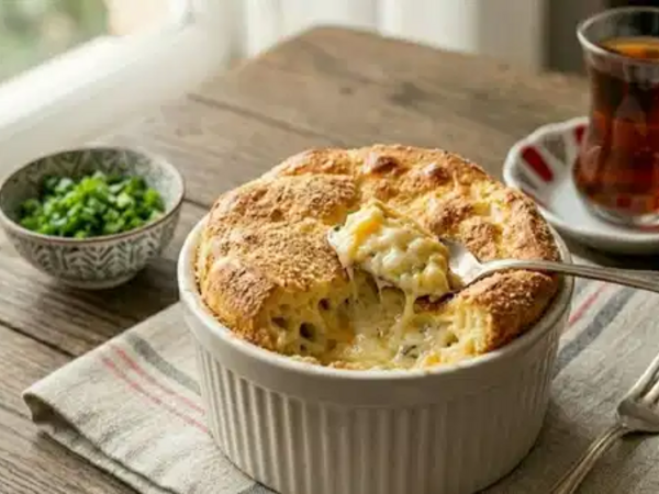 Səhər yeməyinə fərqlilik qatan ləzzət: Pendirli sufle