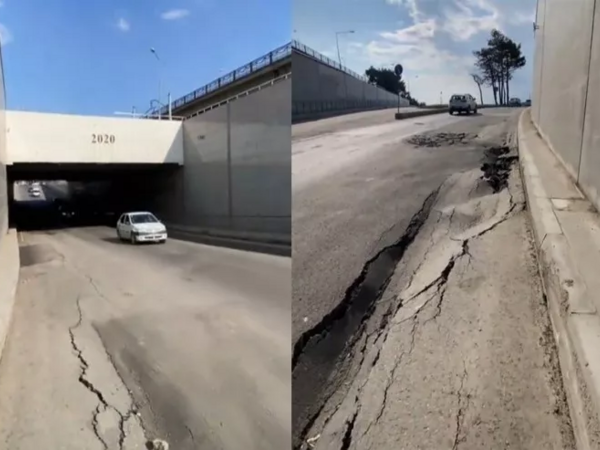 Sabunçu tunelindəki çökmə aradan qaldırılacaq