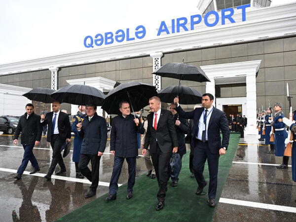 Çexiyanın Baş nazirinin Azərbaycana səfəri başa çatıb - <span class="color_red">FOTO</span>