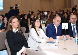 Bakıda “Dayanıqlı inkişaf: ailə, qadın və uşaq siyasəti” mövzusunda konfrans keçirilir - <span class="color_red">FOTO</span>