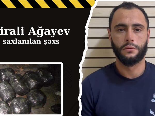 24 yaşlı gəncdən külli miqdarda narkotik tapıldı - <span class="color_red">VİDEO</span>