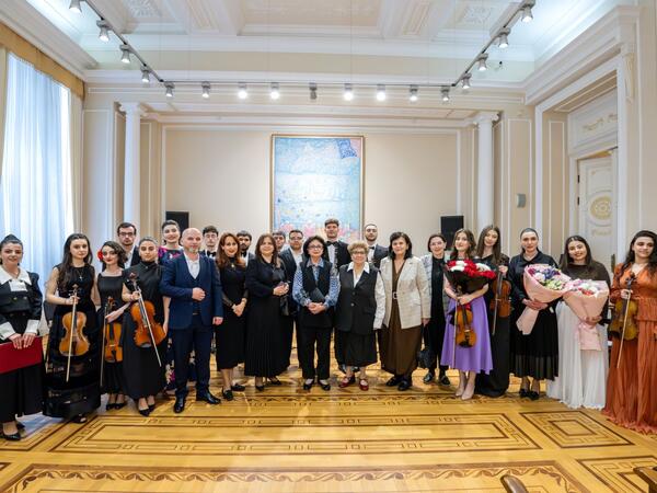 “Monolog, Dialog and the Camerata Students Orchestra” adlı konsert proqramı baş tutub - FOTO