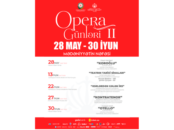 Azərbaycanda II “Opera Günləri” keçiriləcək