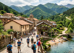 Cəmi 16 nəfərin yaşadığı bu kəndə turistlər axın edir