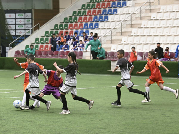Leyla Əliyevanın təşəbbüsü ilə uşaq evlərinin komandaları arasında növbəti minifutbol turniri təşkil olunub - <span class="color_red">FOTO</span>