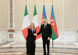 İlham Əliyevin Ciorcia Meloni ilə təkbətək görüşü keçirilir - <span class="color_red">FOTO</span>