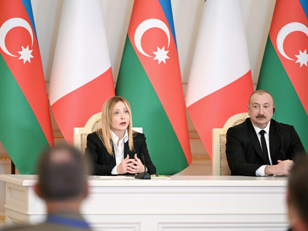 Cirocia Meloni: Əminəm ki, İtaliya ilə Azərbaycan arasındakı dostluq əlaqələri bundan sonra daha da inkişaf edəcək