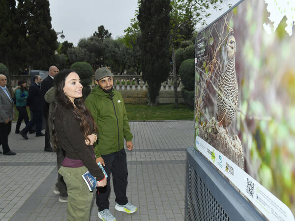 Leyla Əliyeva “Azərbaycan təbiətinin izi ilə” sərgisinin açılış mərasimində iştirak edib - <span class="color_red">FOTO</span>