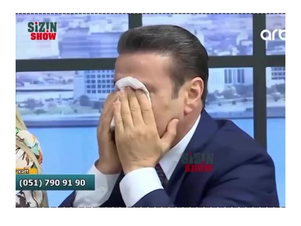 Əməkdar artsitin ifasına hönkür-hönkür AĞLADI - <span class="color_red">VİDEO </span>