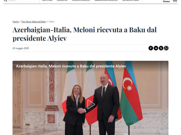 Dünya mediası Ciorcia Meloninin İlham Əliyevlə Bakıda apardığı danışıqları geniş işıqlandırıb - <span class="color_red">FOTO</span>